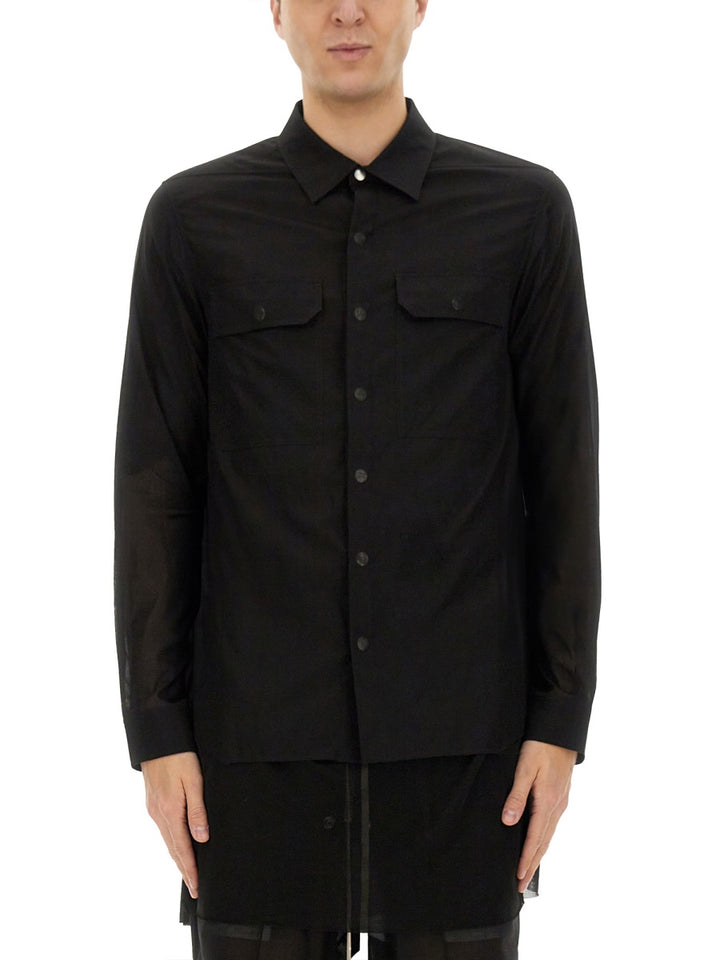 Rick Owens Shirts - Black | Wanan Luxury