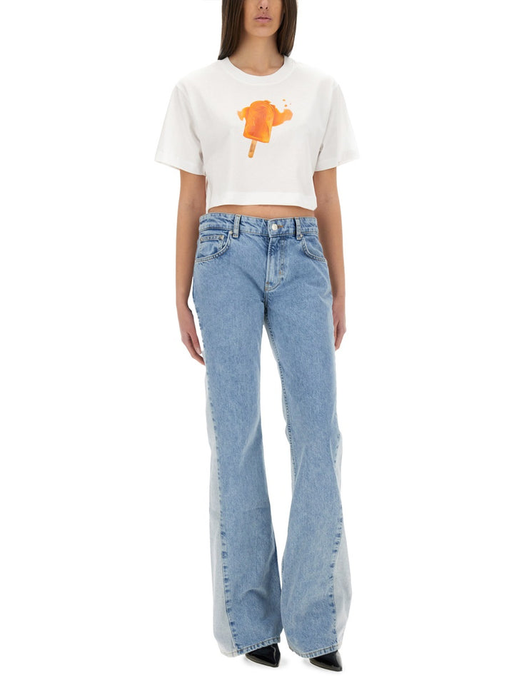 Moschino Jeans T shirts - White | Wanan Luxury
