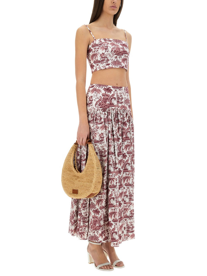 Staud Tops - Burgundy | Wanan Luxury