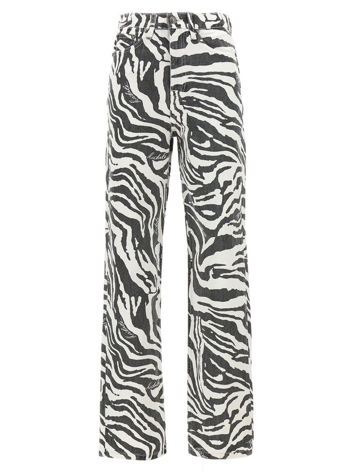 Zebra Jeans White/Black