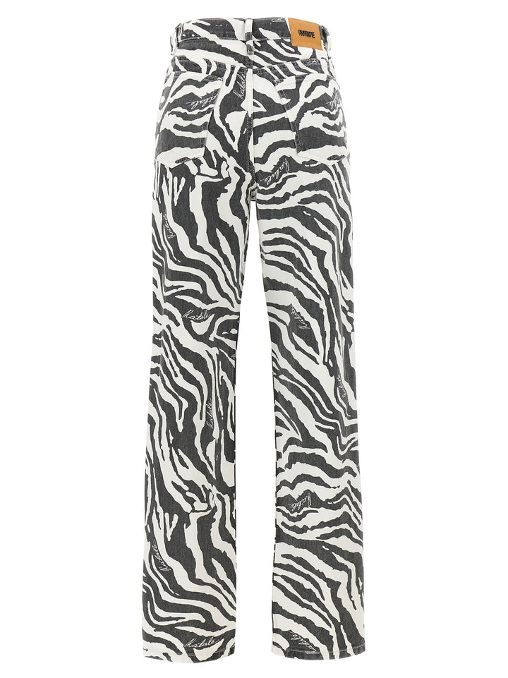 Zebra Jeans White/Black