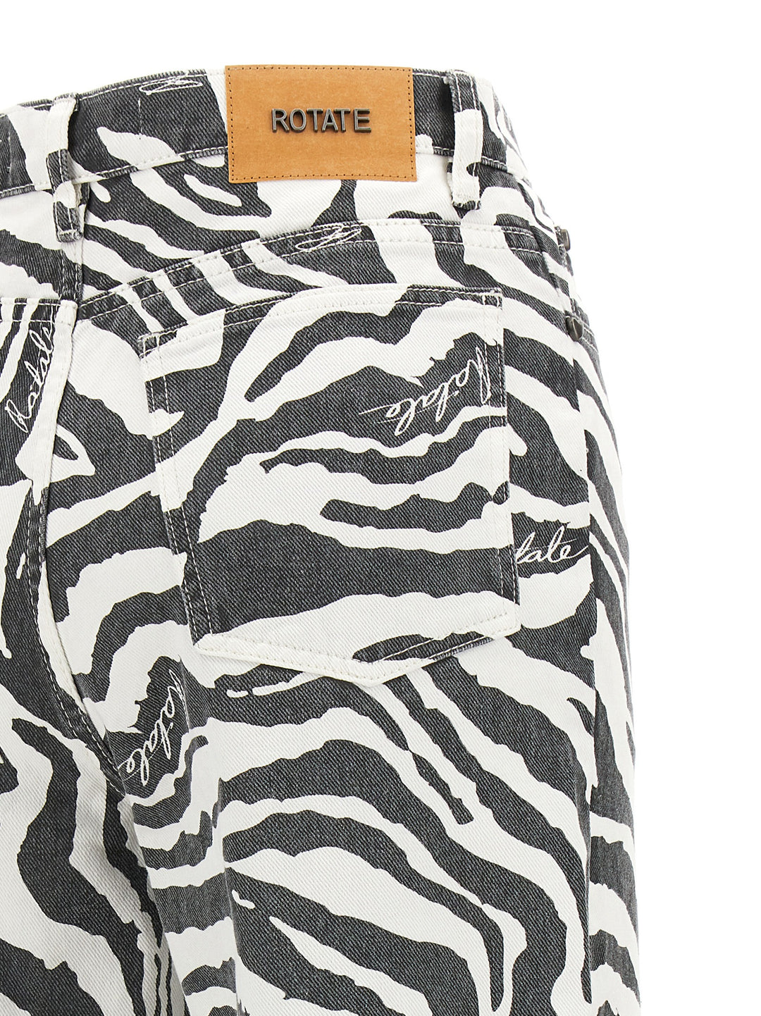 Zebra Jeans White/Black