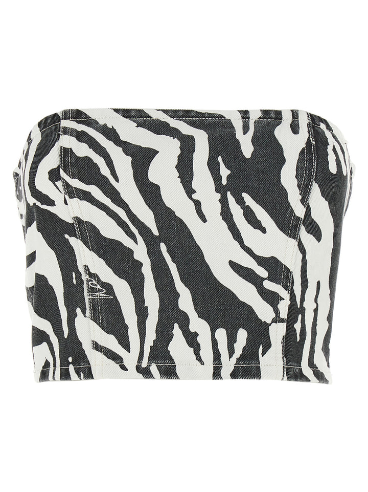 Zebra Tops White/Black