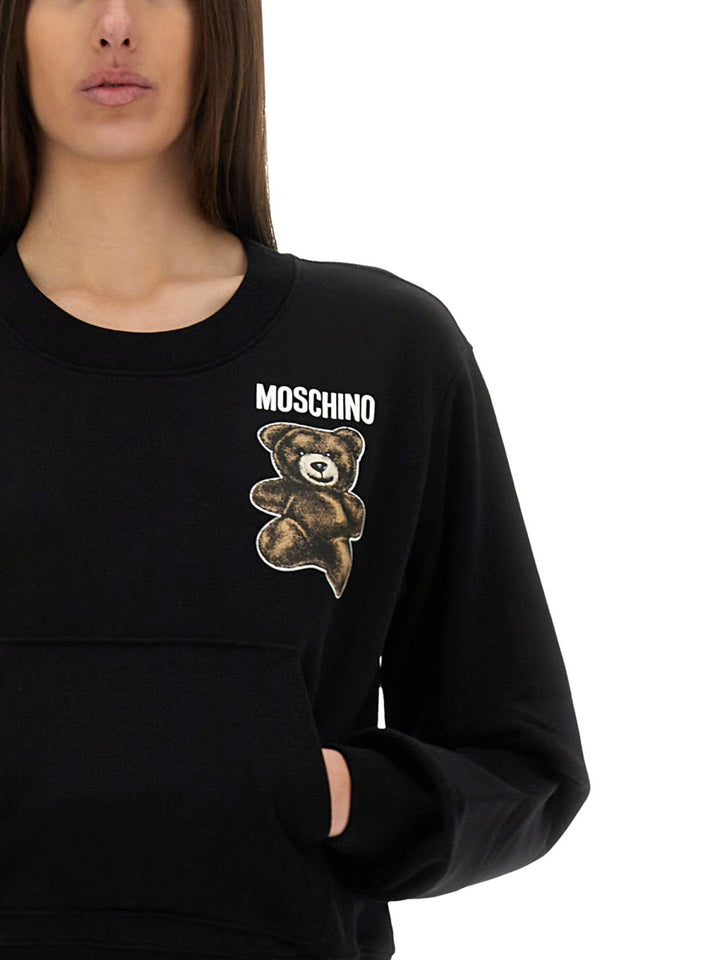 Moschino Sweatshirts - Black | Wanan Luxury
