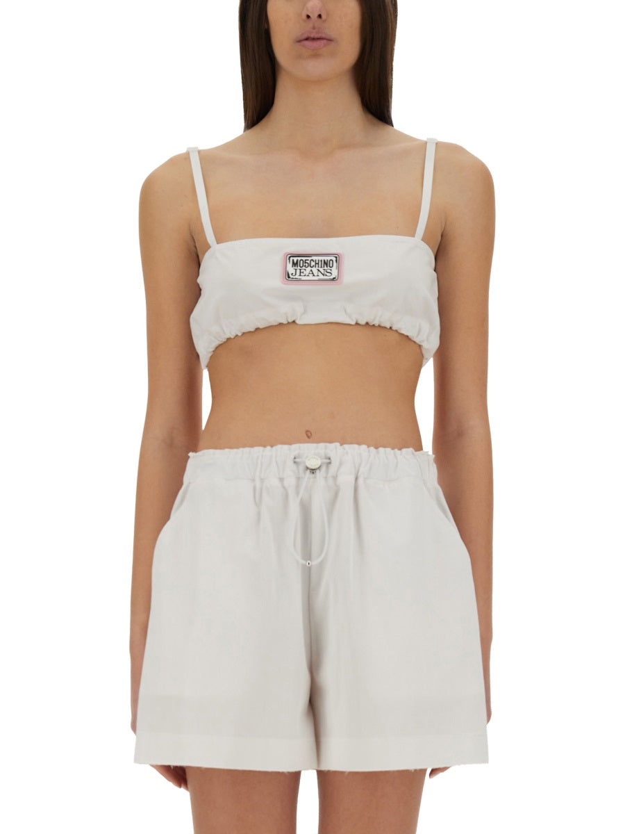 Moschino Jeans Tops - White | Wanan Luxury