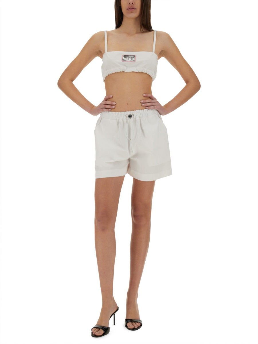 Moschino Jeans Tops - White | Wanan Luxury