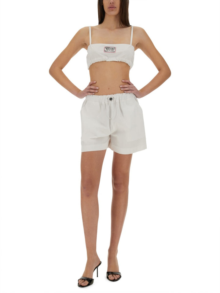 Moschino Jeans Tops - White | Wanan Luxury