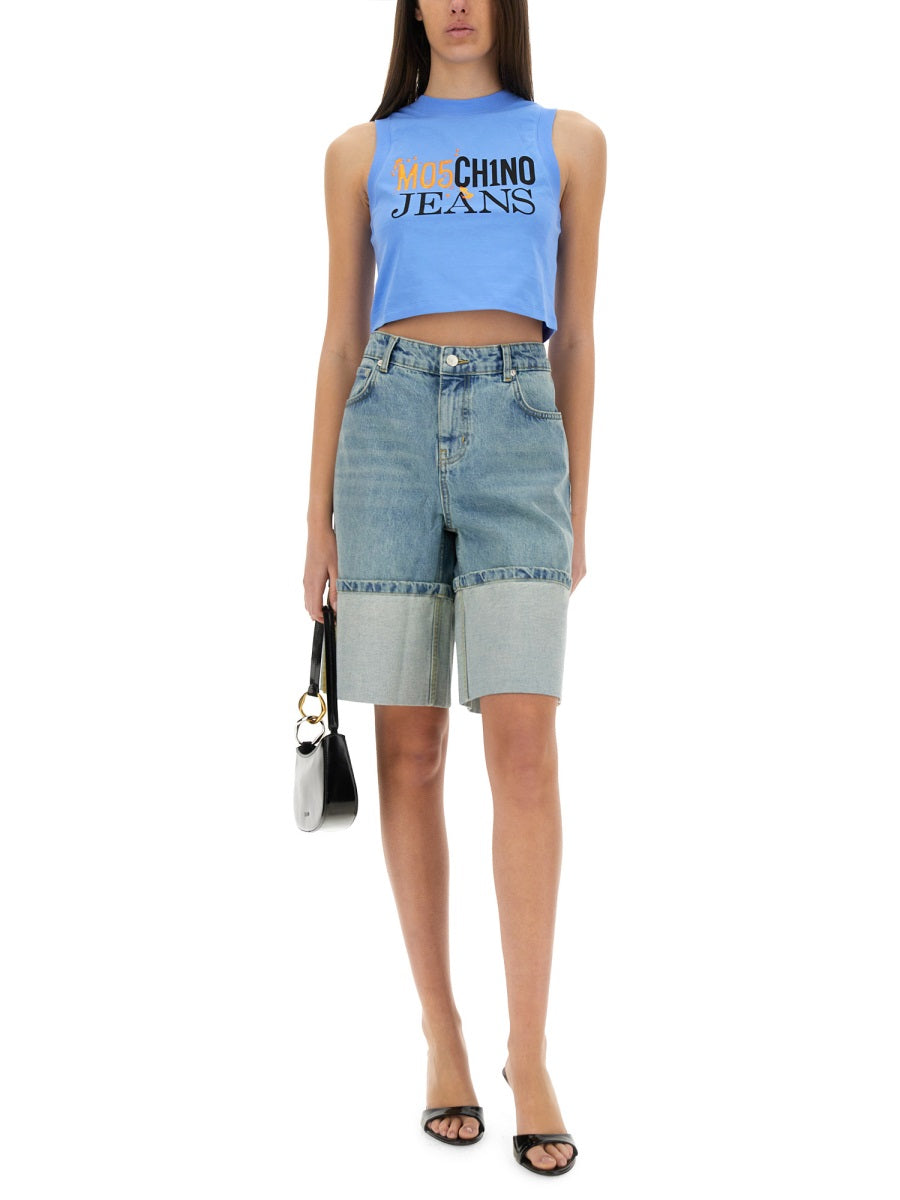 Moschino Jeans Shorts - Blue | Wanan Luxury
