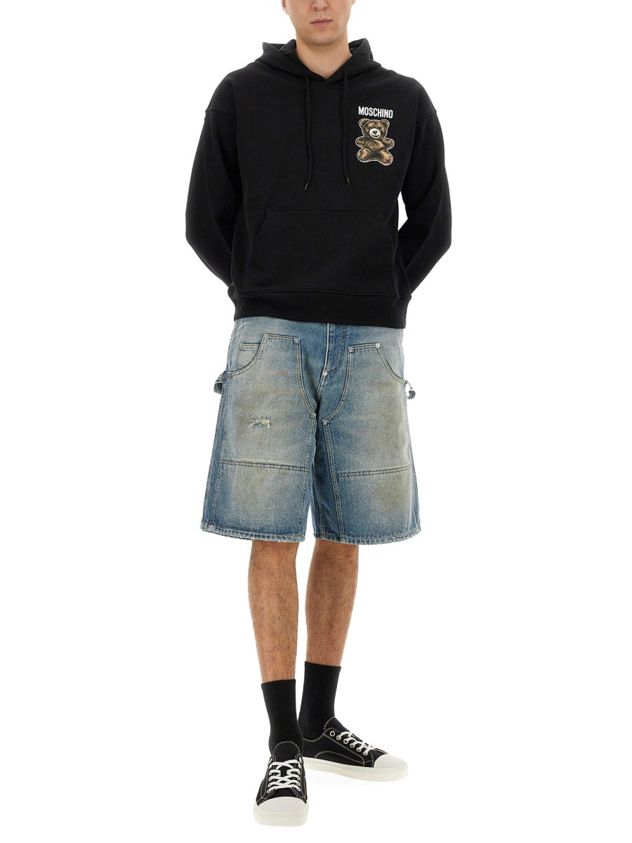 Moschino Sweatshirts - Black | Wanan Luxury