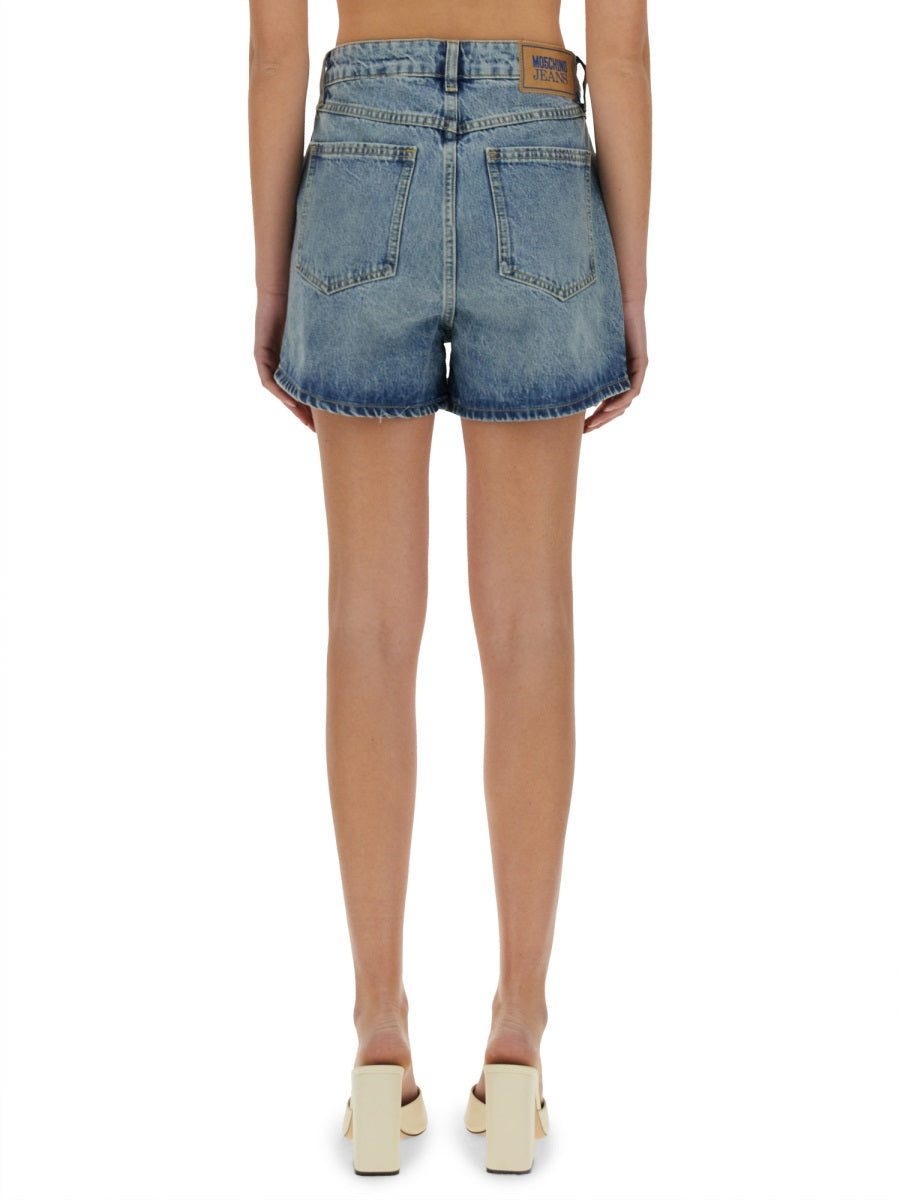 Moschino Jeans Shorts - Blue | Wanan Luxury
