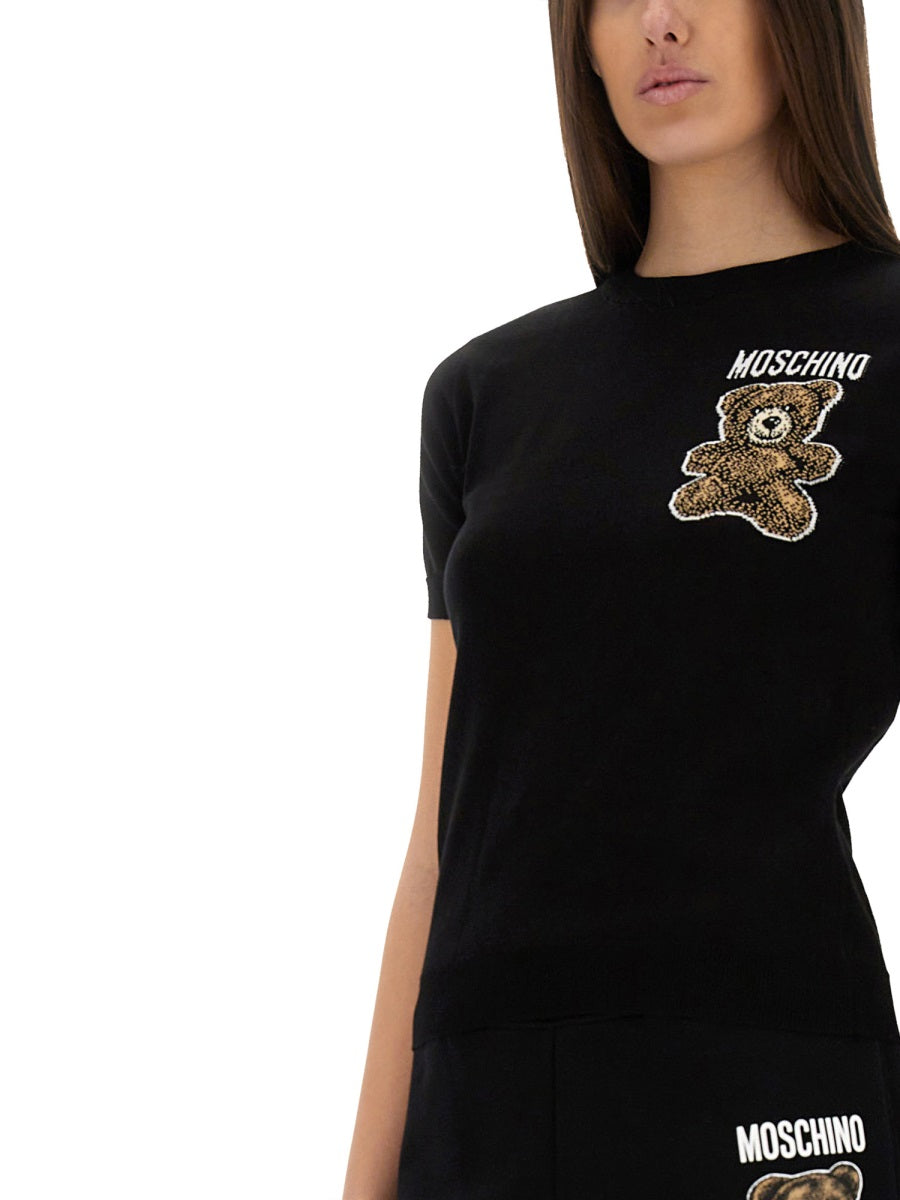 Moschino Sweaters - Black | fa033bdde1187a3215fa8f6833f336e6c46157fb