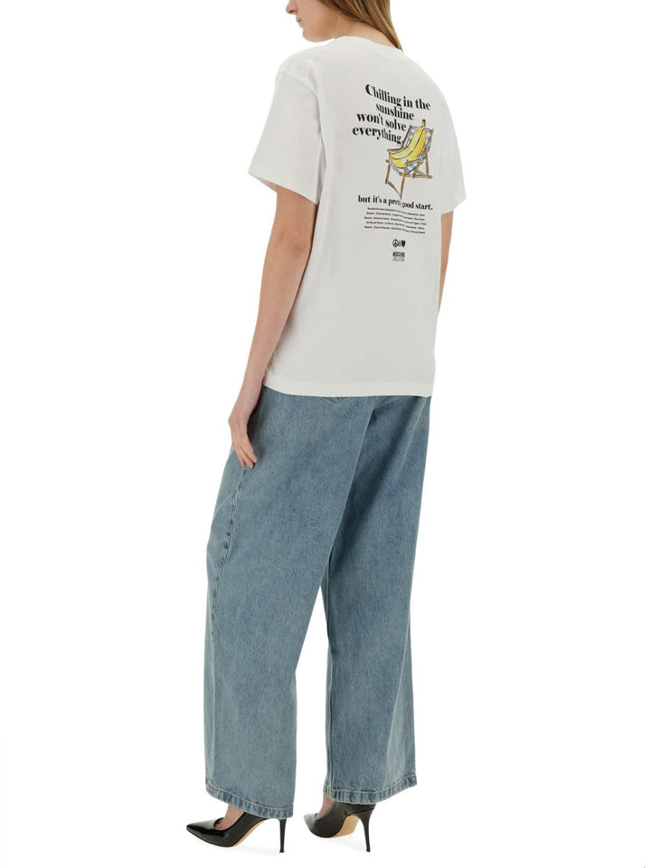 Moschino Jeans T shirts - White | Wanan Luxury
