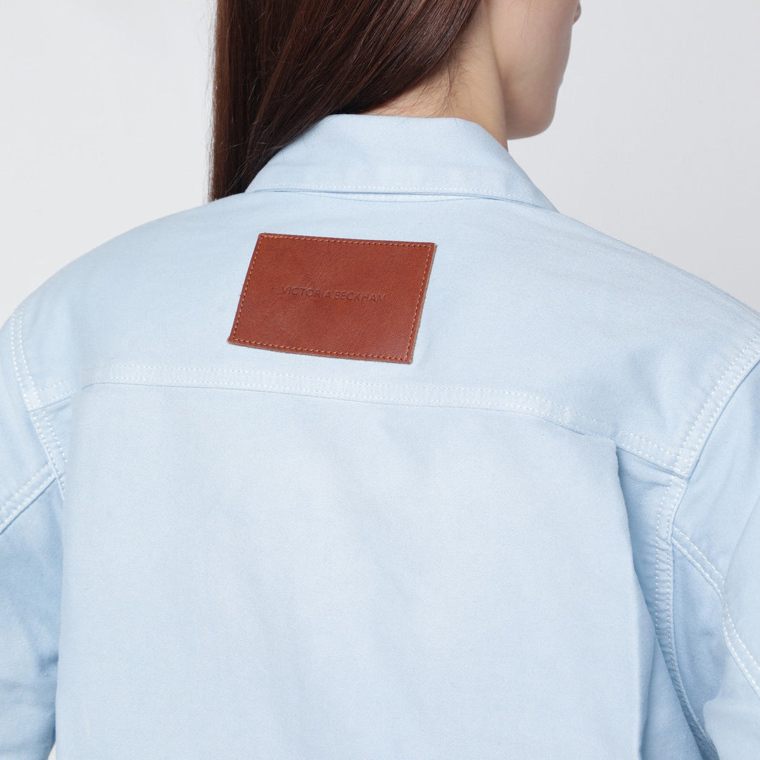 Victoria Beckham Coats & Jackets - Light Blue | c96d4fdde7320708ba124380736b83c5b299a867