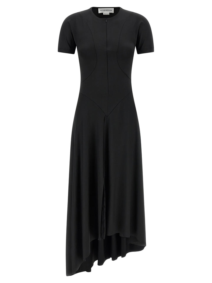 Victoria Beckham Zipped Front Dresses - Black | ac160f229bb18df07766e7849ddf00073825beef