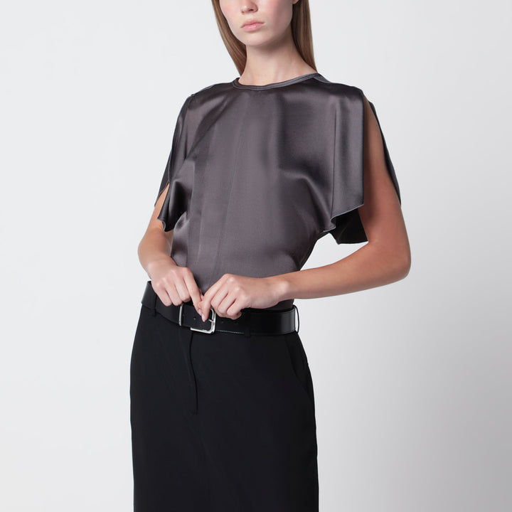 Victoria Beckham Shirts & Tops - Brown | ae4641c1d93b0ba15bb8841f3a4a180cc6f6c366