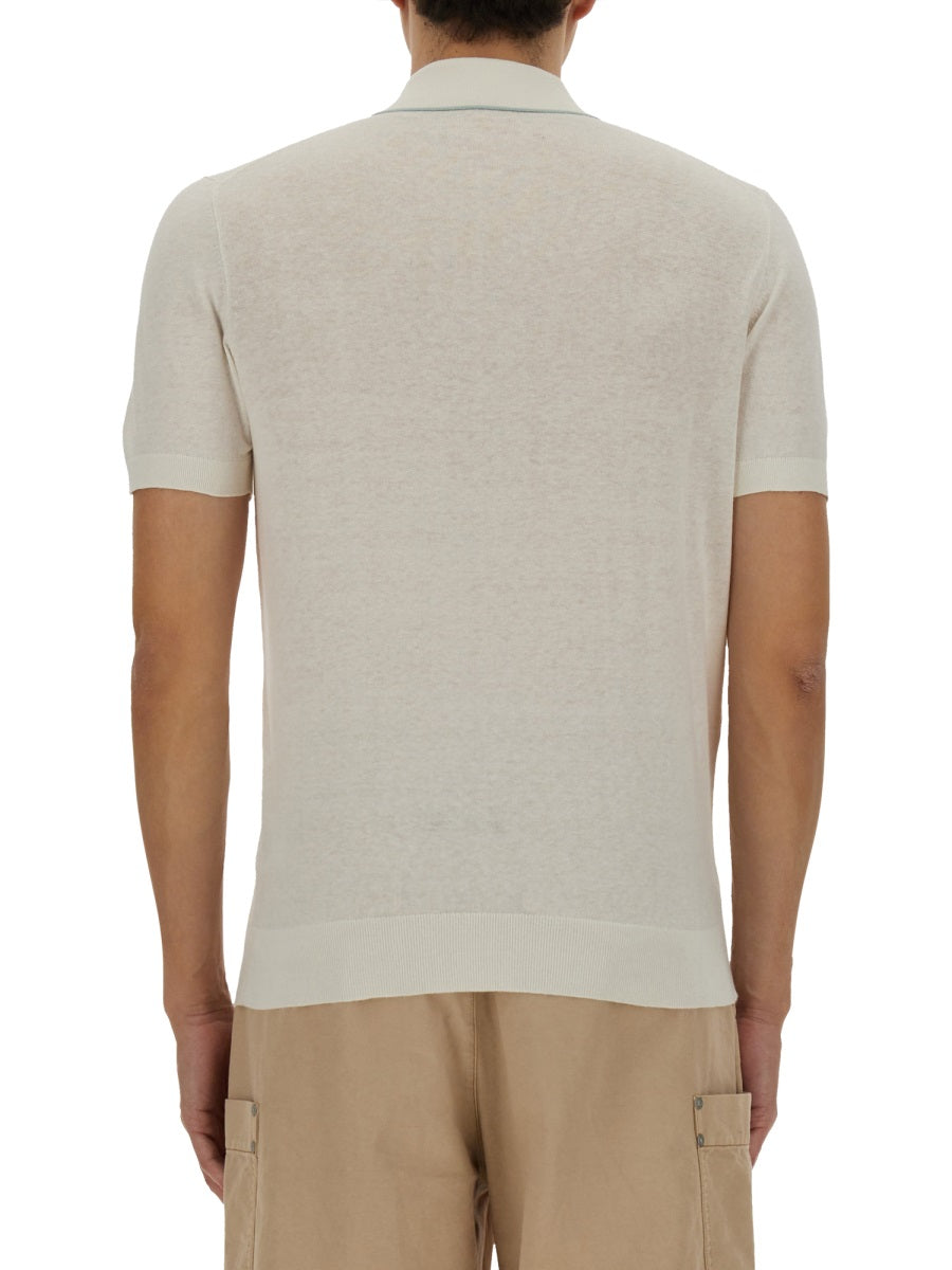 Moose Knuckles Polo - White | Wanan Luxury