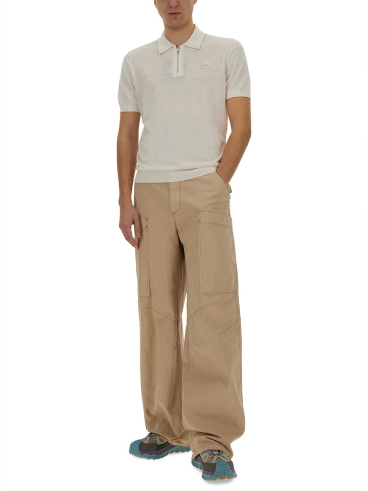 Moose Knuckles Polo - White | Wanan Luxury