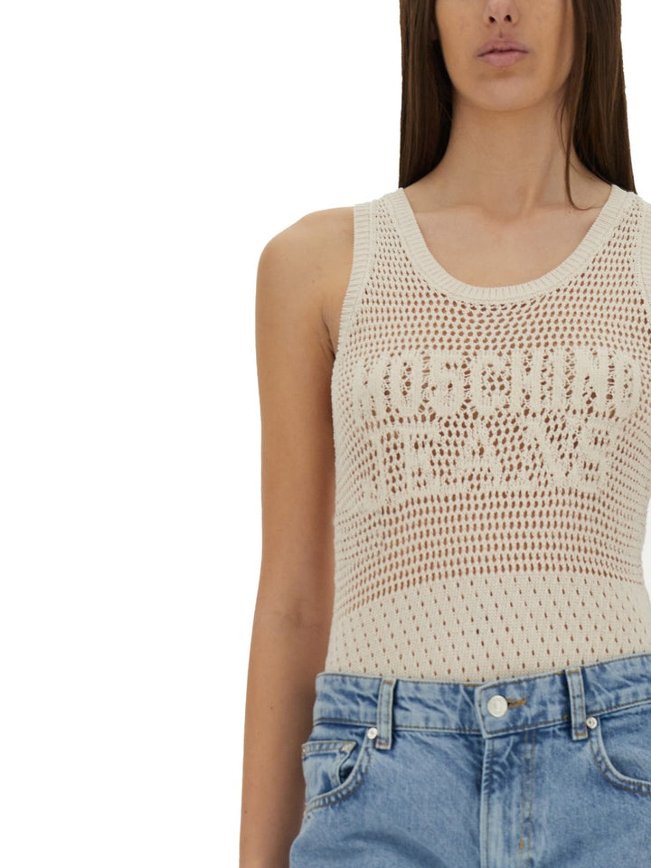 Moschino Jeans Tops - White | Wanan Luxury