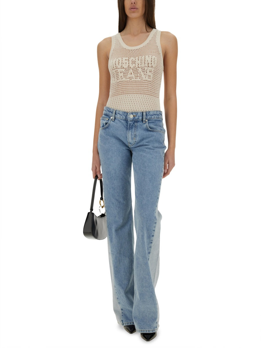 Moschino Jeans Tops - White | Wanan Luxury