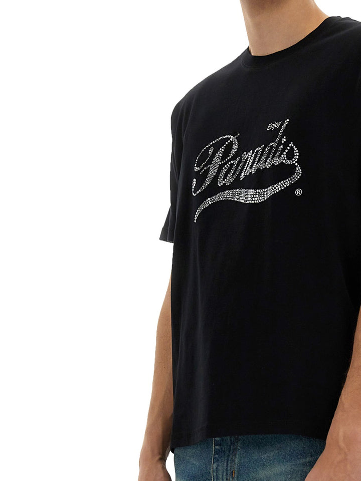 3.PARADIS T shirts - Black | Wanan Luxury