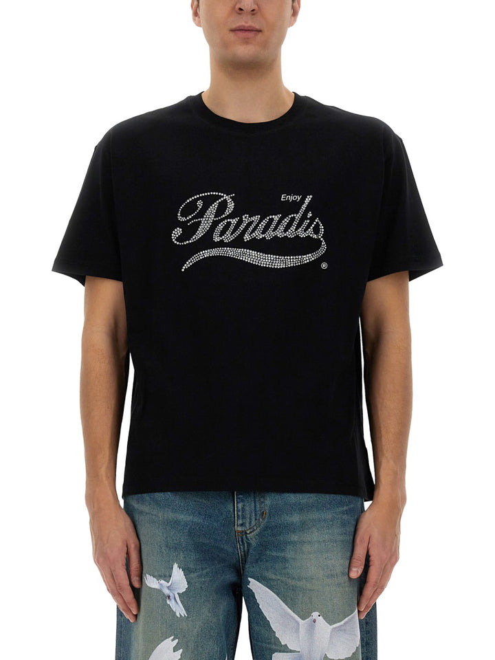 3.PARADIS T shirts - Black | Wanan Luxury
