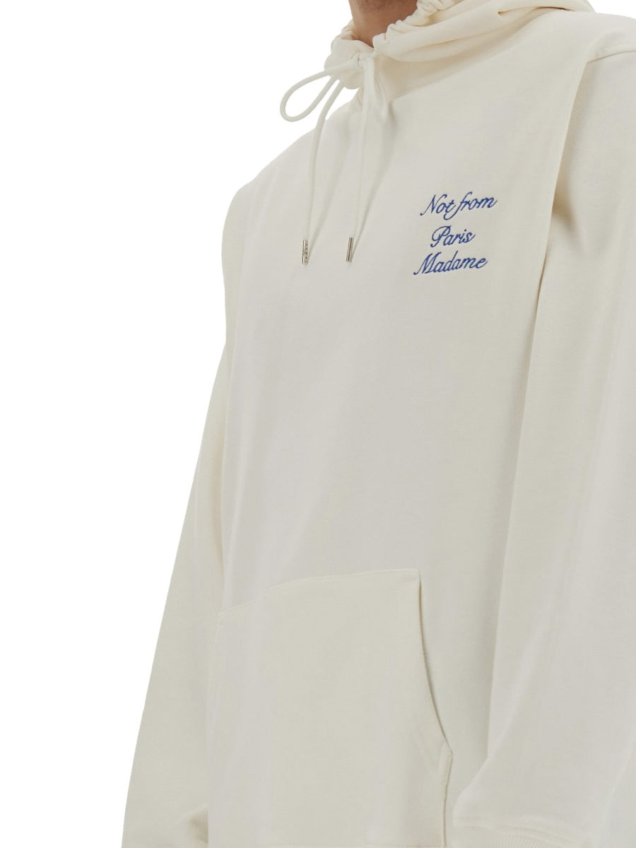 Drôle De Monsieur Sweatshirts - White | Wanan Luxury