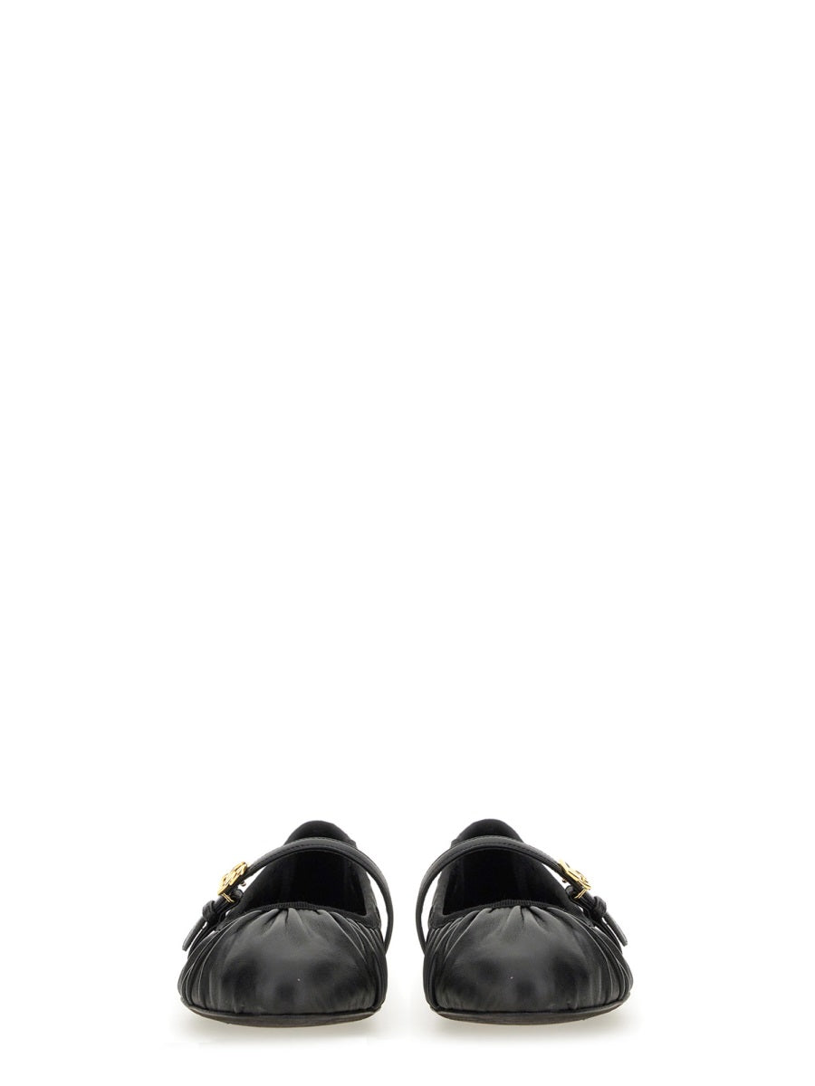 Dolce & Gabbana Flat Shoes - Black | Wanan Luxury