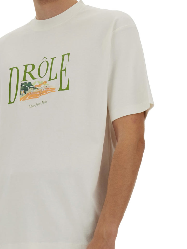 Drôle De Monsieur T shirts - White | Wanan Luxury