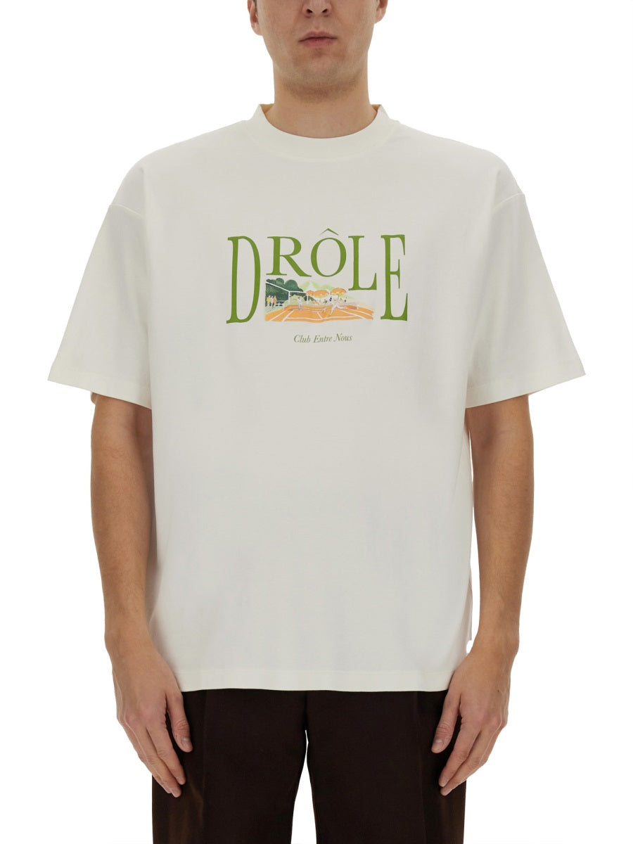 Drôle De Monsieur T shirts - White | Wanan Luxury