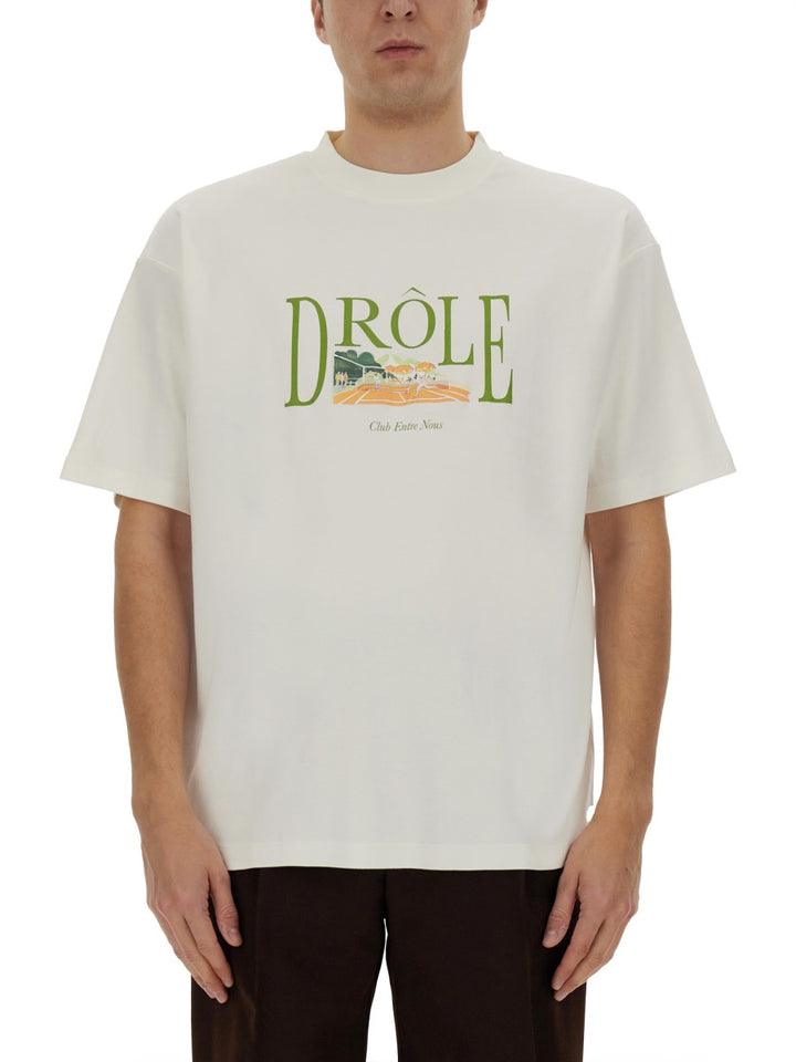 Drôle De Monsieur T shirts - White | Wanan Luxury