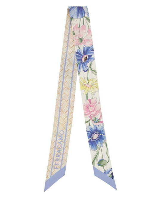 Bandeau With Bouquet Print