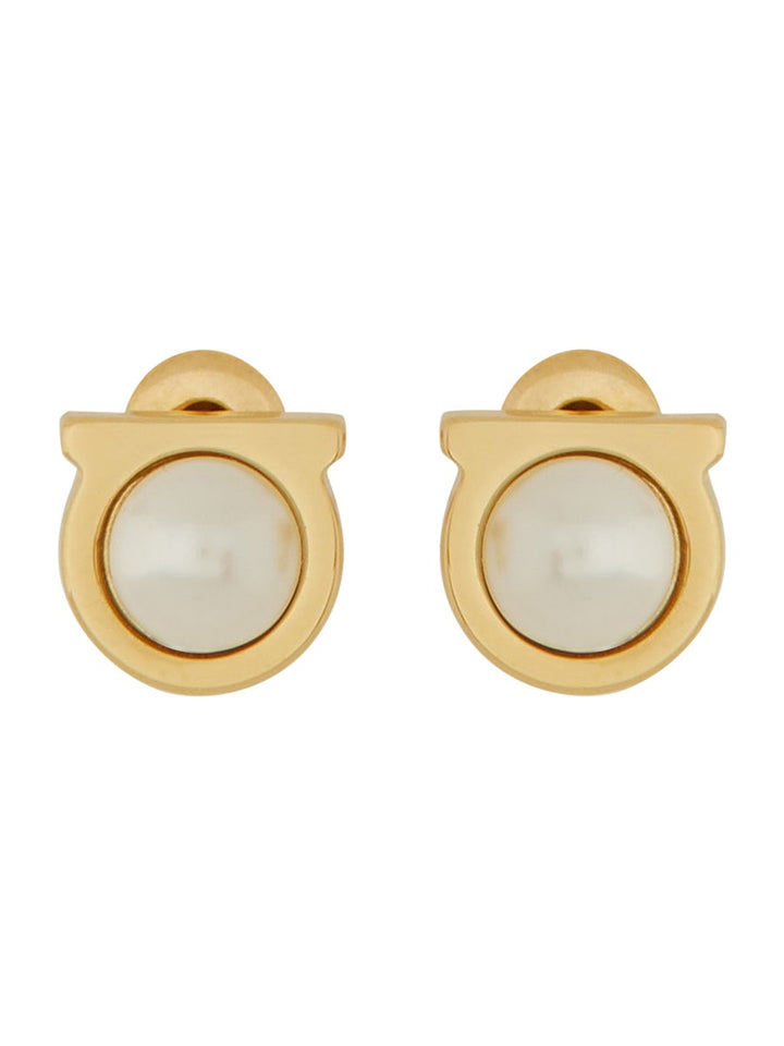 Ferragamo Earrings - Gold | Wanan Luxury