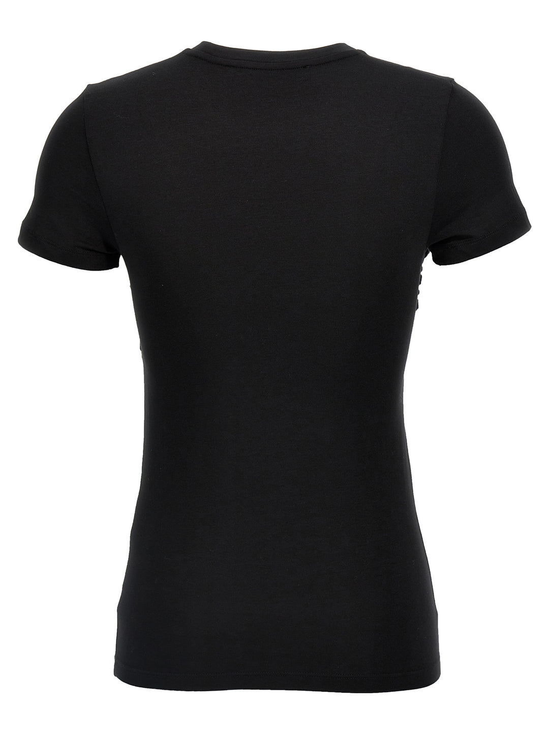 Fitted Twisted T-Shirt Black