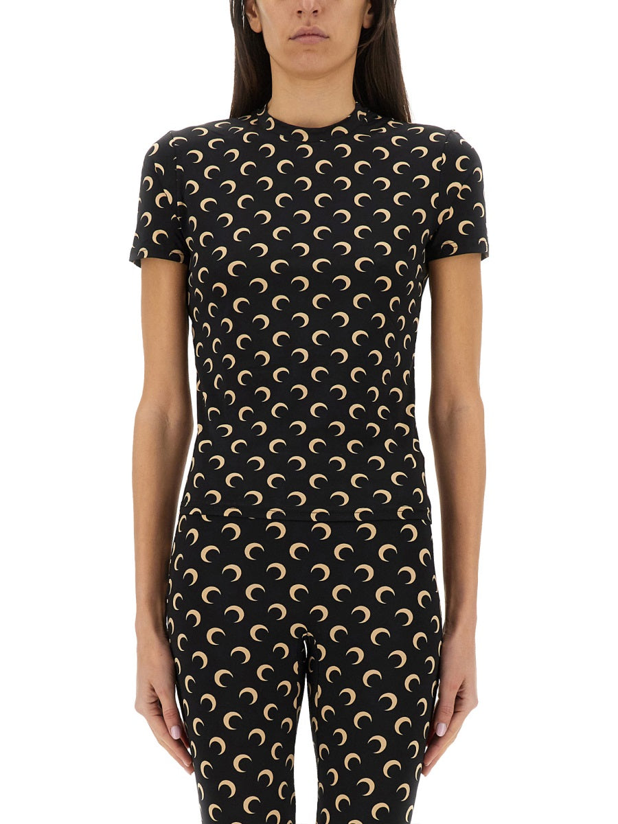 Marine Serre Tops - Black | Wanan Luxury