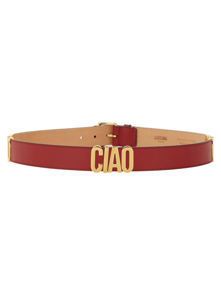 Moschino Belts - Red | Wanan Luxury