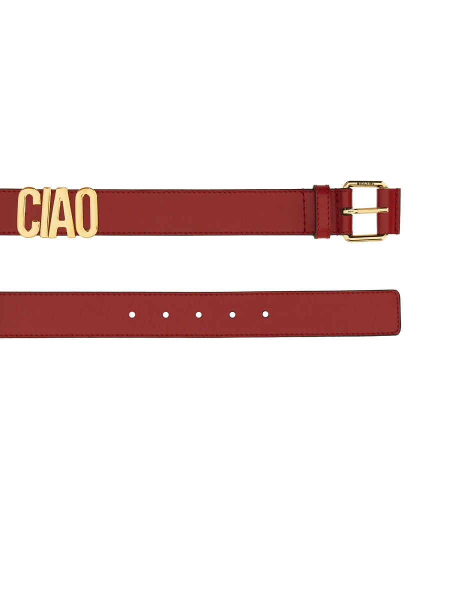 Moschino Belts - Red | Wanan Luxury