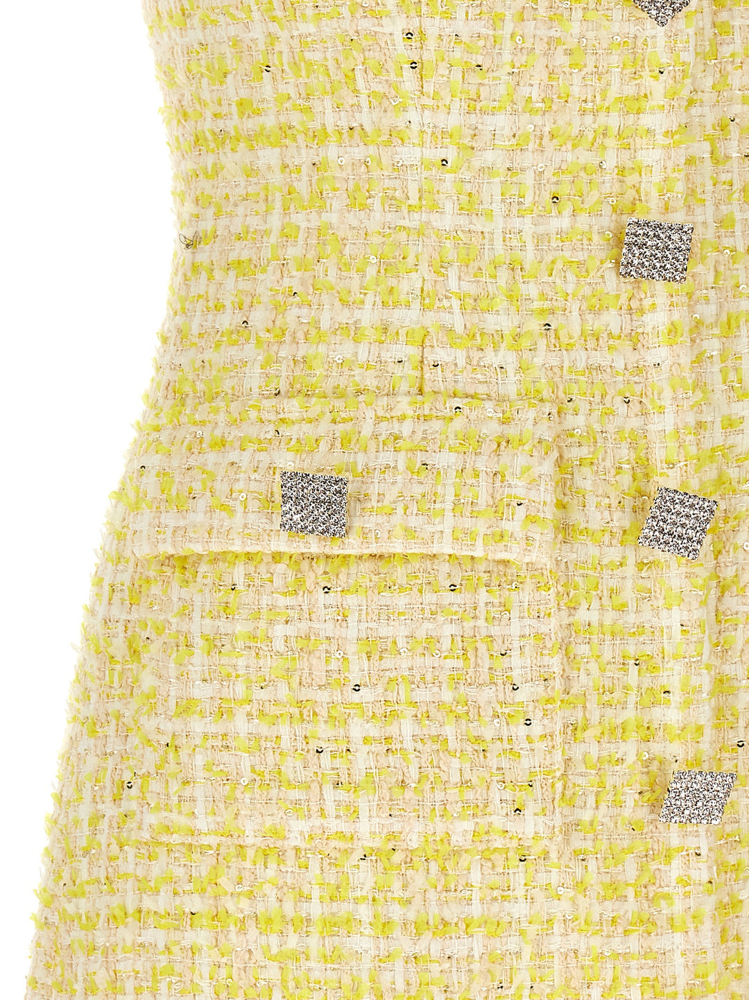 Boucle Dress Dresses Yellow