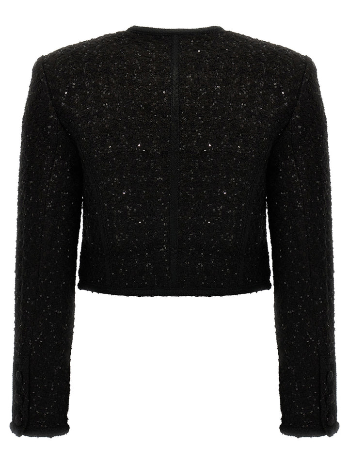 Sequin Jacket Blazer And Suits Black