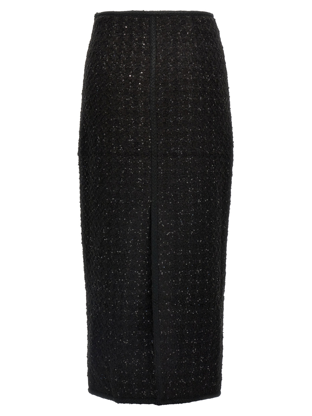 Maxi Bouclé Skirt Skirts Black