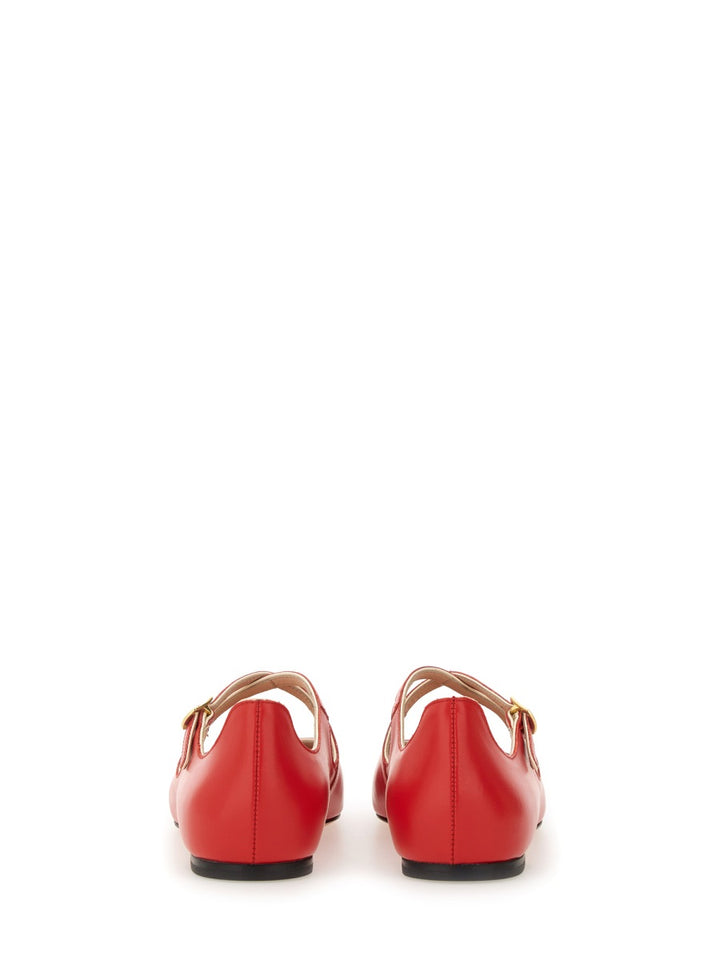 Bally Flat Shoes - Red | Wanan Luxury