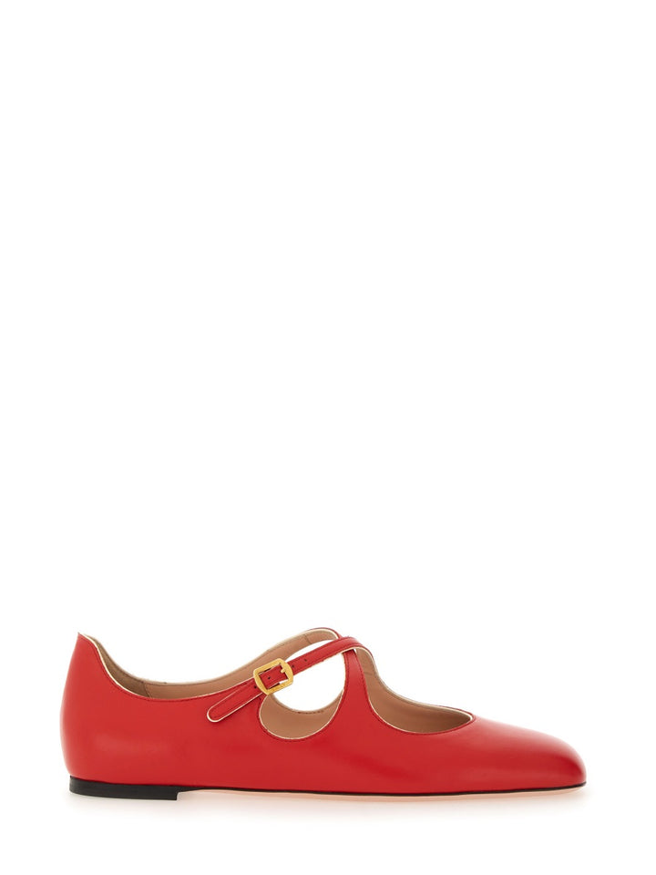 Bally Flat Shoes - Red | Wanan Luxury