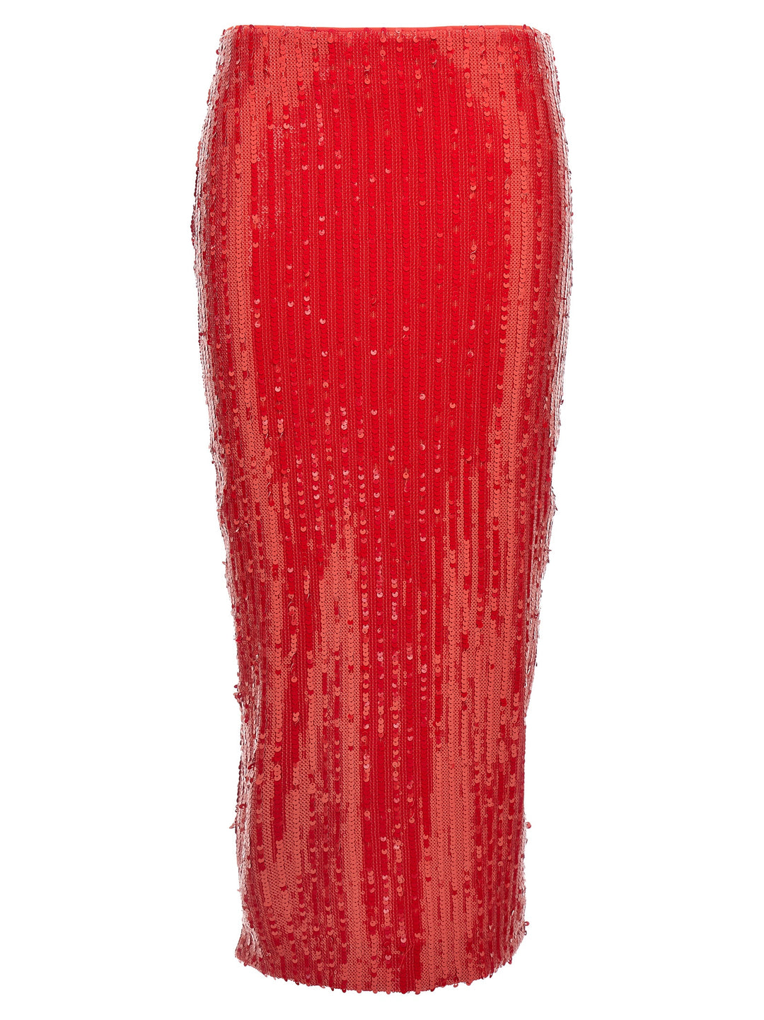 Sequins Pencil Skirts Red