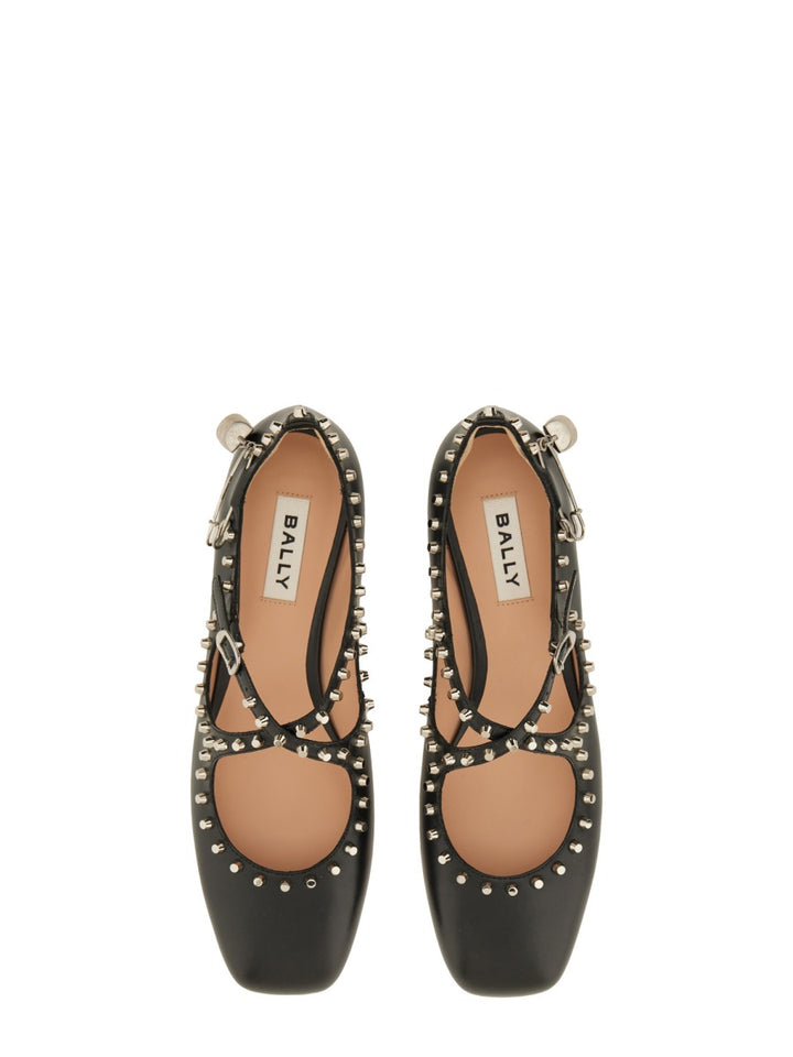 Bally Flat Shoes - Black | Wanan Luxury
