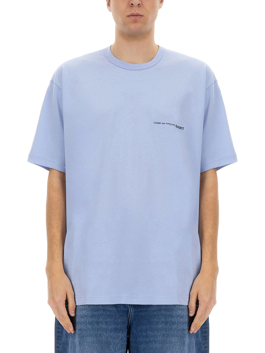 Comme Des Garçon Shirt T shirts - White, Light Blue | Wanan Luxury