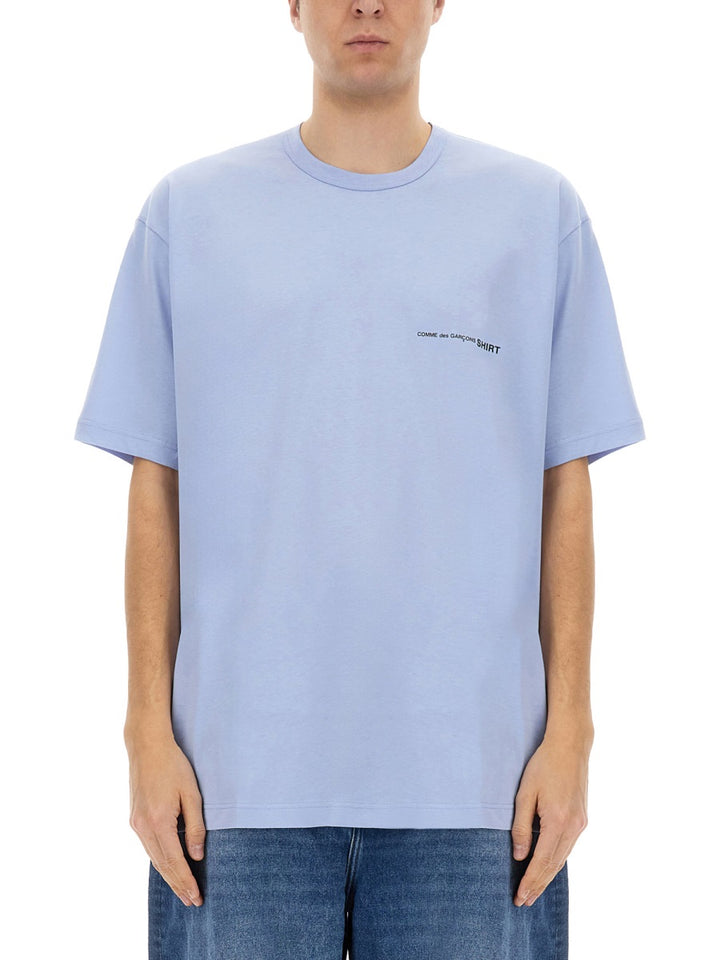 Comme Des Garçon Shirt T shirts - White, Light Blue | Wanan Luxury