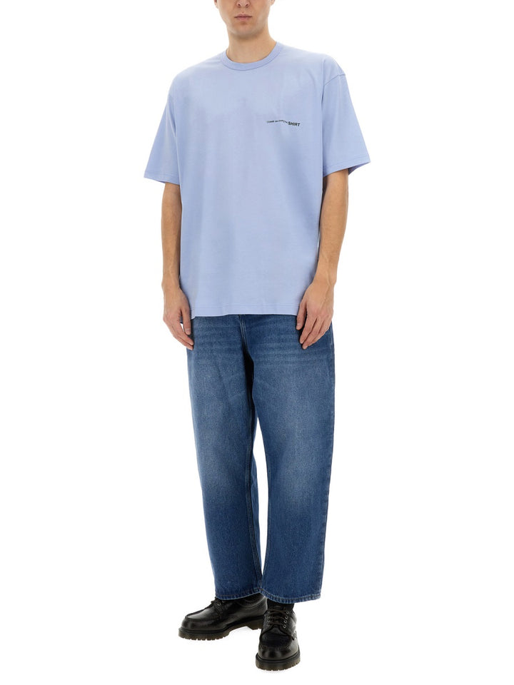 Comme Des Garçon Shirt T shirts - White, Light Blue | Wanan Luxury