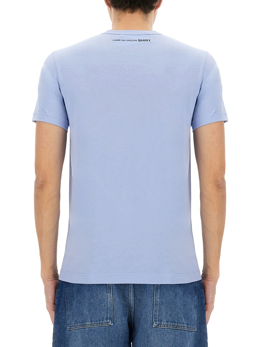 Comme Des Garçon Shirt T shirts - White, Light Blue | Wanan Luxury