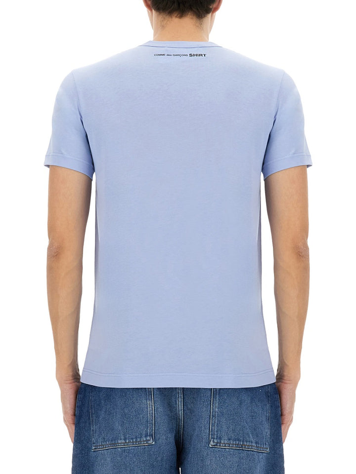 Comme Des Garçon Shirt T shirts - White, Light Blue | Wanan Luxury