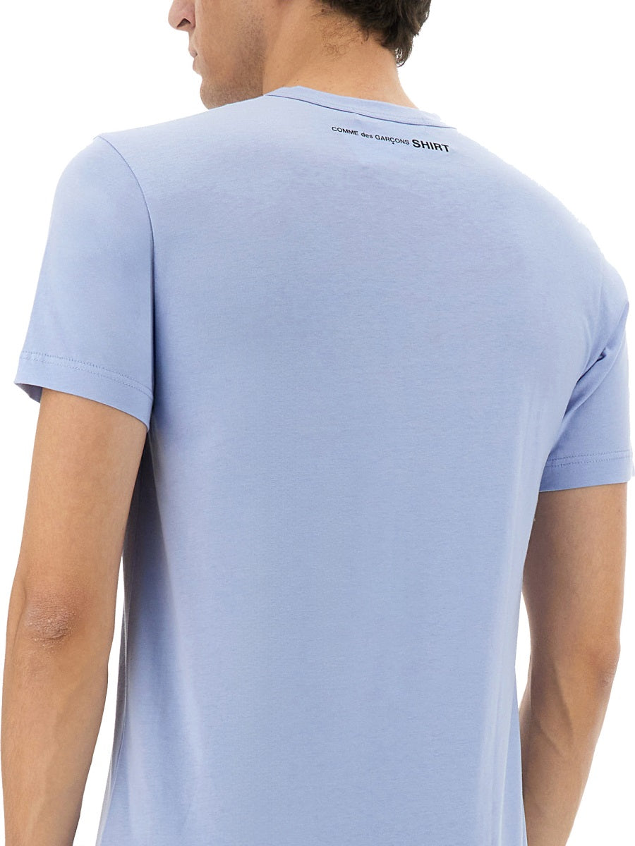 Comme Des Garçon Shirt T shirts - White, Light Blue | Wanan Luxury