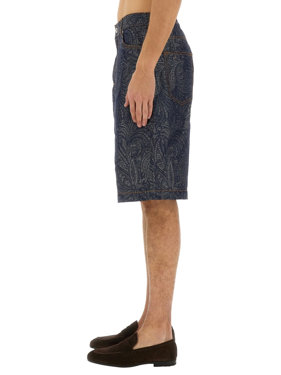 Etro Shorts - Blue | Wanan Luxury